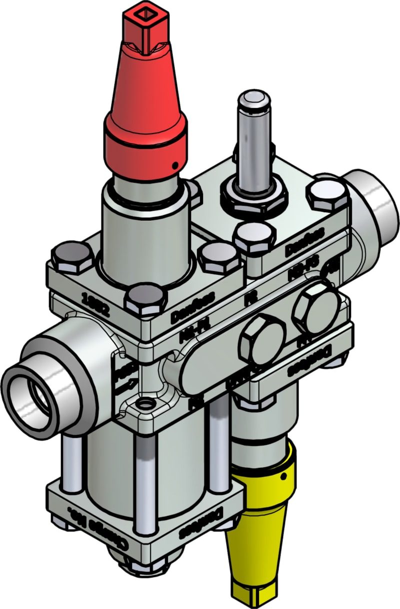 Danfoss ICF 20-4-10RA Flexline valve station, 20 mm, ASME B 16.11 (code 027L3078)