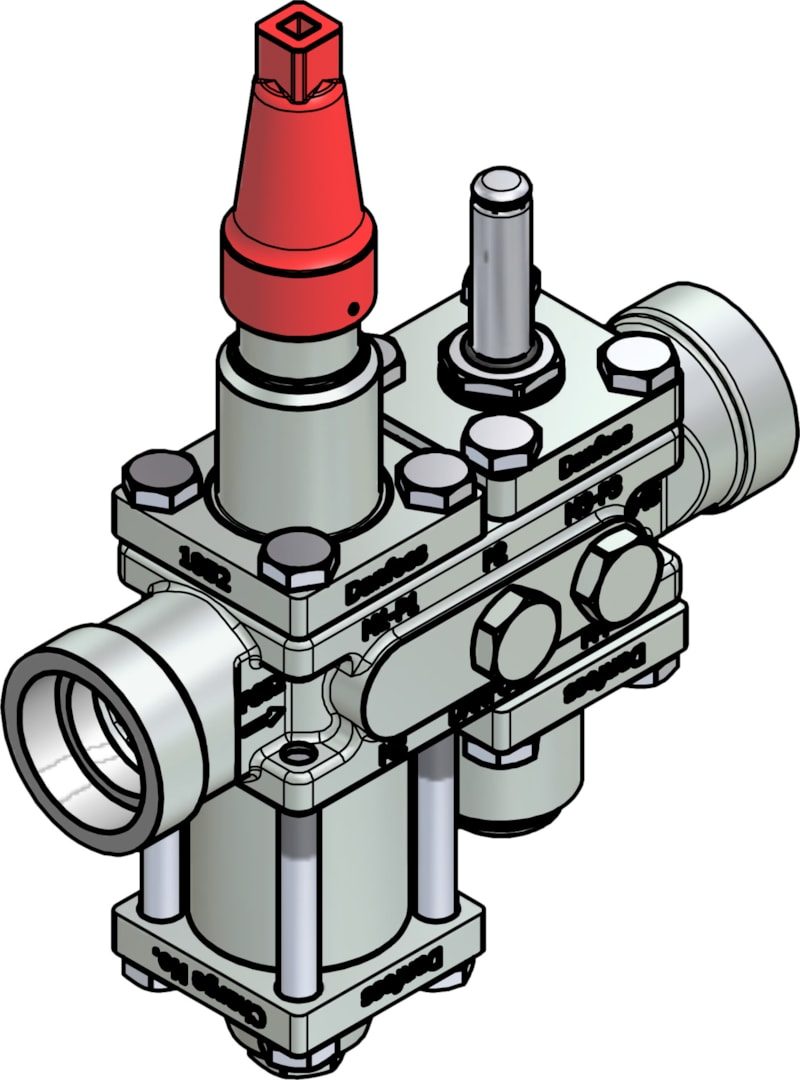 Danfoss ICF 20-4-11 Flexline valve station, 32 mm, ASME B 16.11 (code 027L3088)