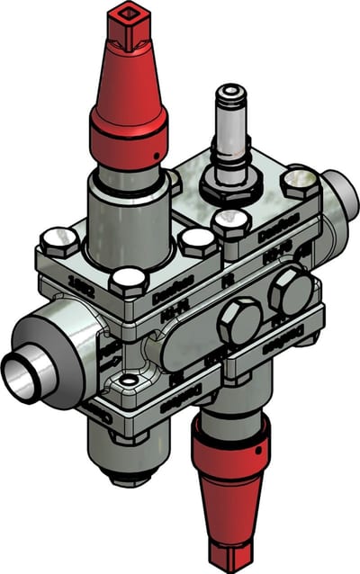 Danfoss ICF 20-4-12 Flexline valve station, 20 mm, EN 10220