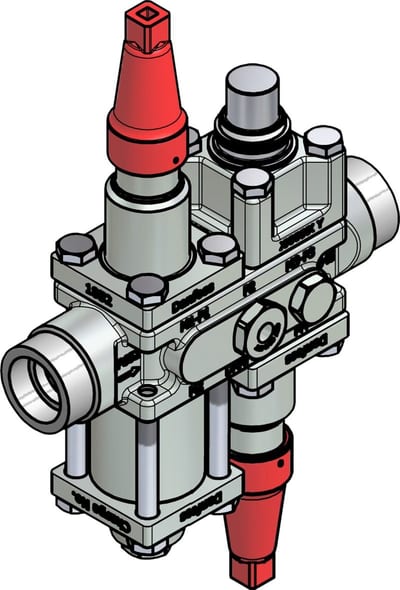Danfoss ICF 20-4-14MA Flexline valve station, 25 mm, ASME B 16.11