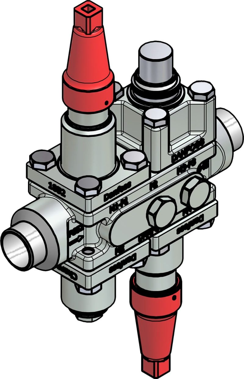 Danfoss ICF 20-4-14MC Flexline valve station, 25 mm, EN 10220 (code 027L3108)