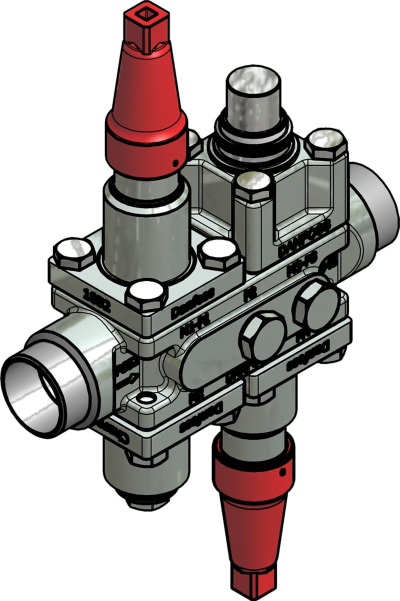 Danfoss ICF 20-4-14MC Flexline valve station, 32 mm, EN 10220 (code 027L3109)
