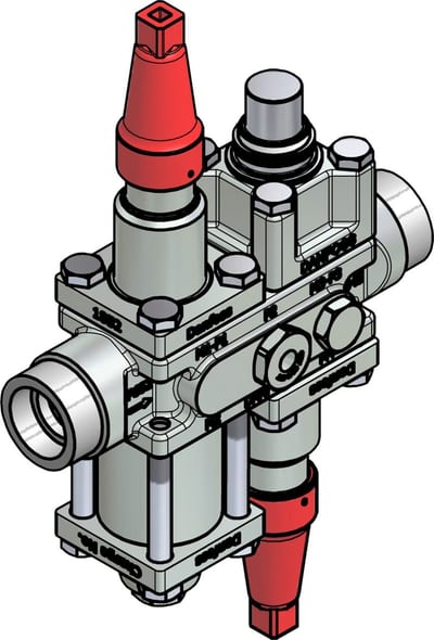 Danfoss ICF 20-4-14MC Flexline valve station, 25 mm, ASME B 16.11