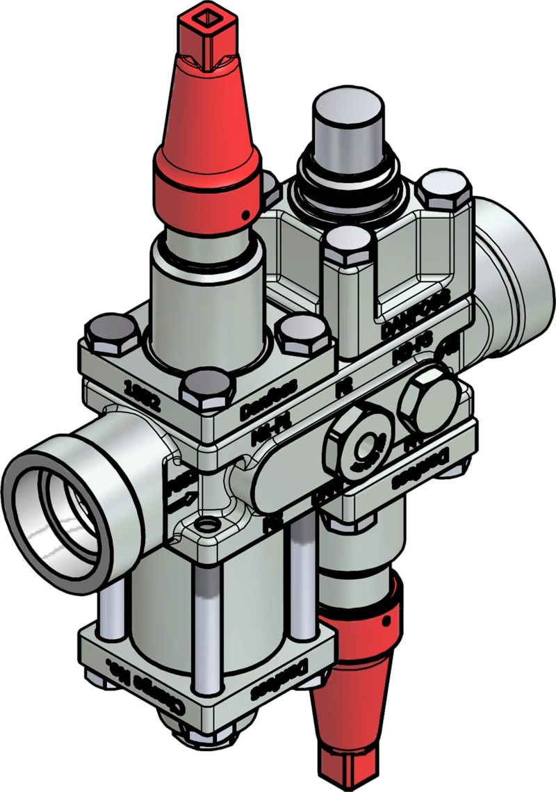 Danfoss ICF 20-4-14MC Flexline valve station, 32 mm, ASME B 16.11 (code 027L3113)