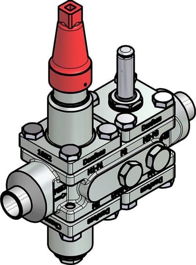 Danfoss ICF 20-4-99 Flexline valve station, 20 mm, EN 10220 (code 027L3122)