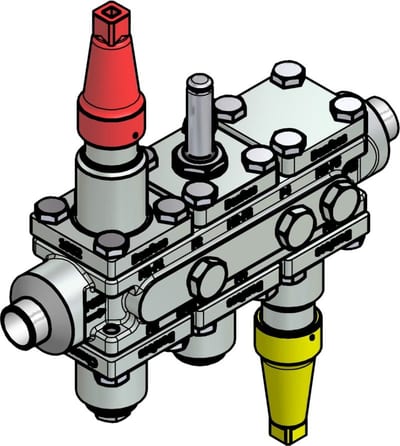 Danfoss ICF 20-6-90 Flexline valve station, 20 mm, EN 10220 (code 027L3144)