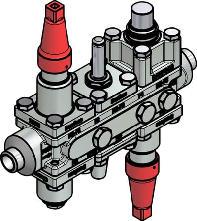 Danfoss ICF 20-6-5MB Flexline valve station, 20 mm, EN 10220
