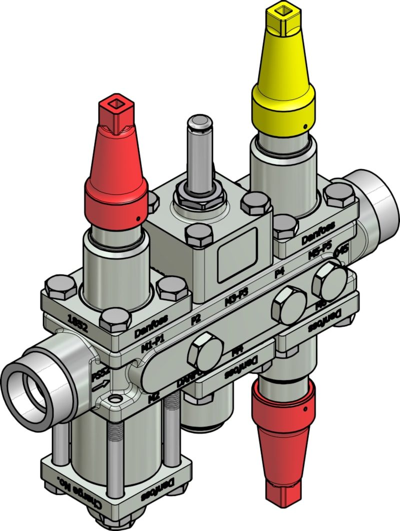Danfoss ICF 20-6-3HRB Flexline valve station, 20 mm, EN 10220 (code 027L3166)
