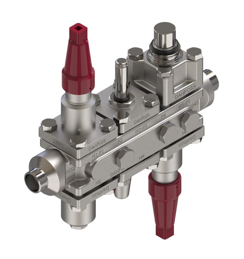 Danfoss ICF 20-6-5MA33 Flexline valve station, 20 mm, ASME B 36.10M SCHEDULE 80 (code 027L3221)