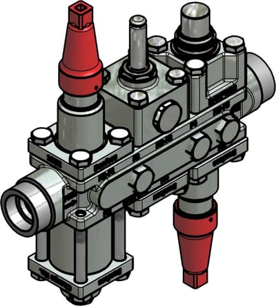Danfoss ICF 20-6-5HMA Flexline valve station, 25 mm, ASME B 16.11
