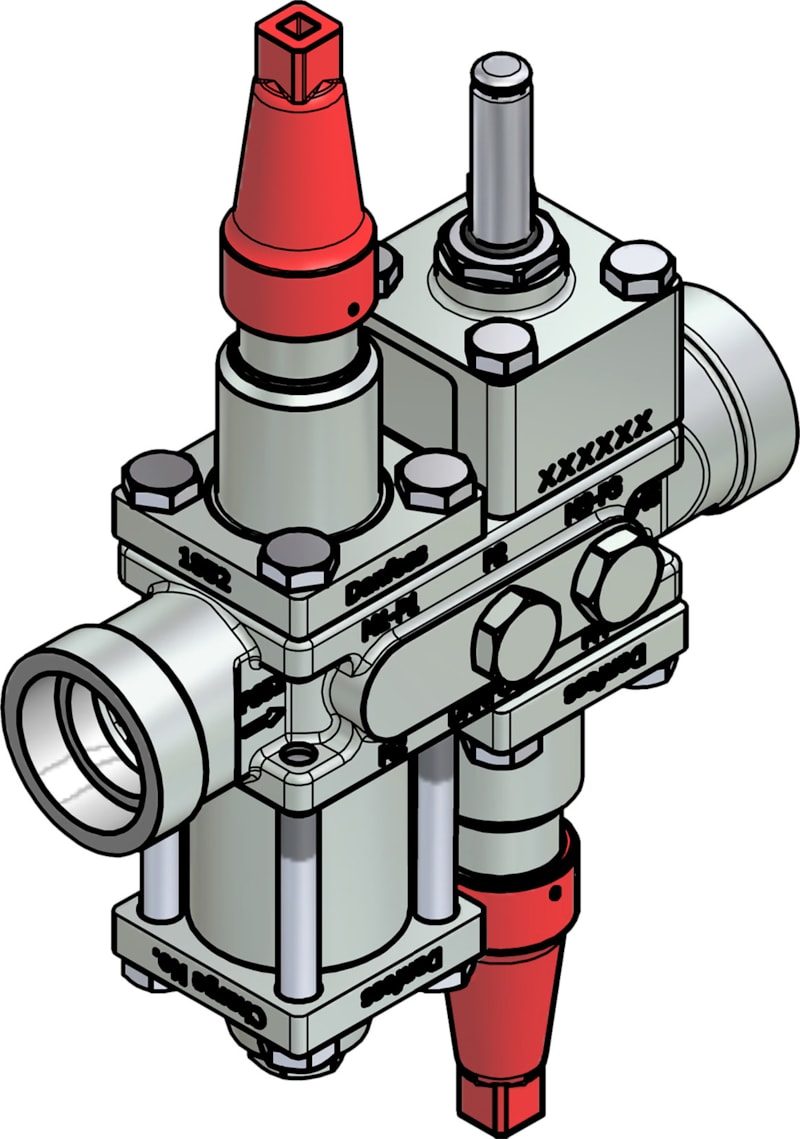 Danfoss ICF 20-4-9H Flexline valve station, 32 mm, ASME B 16.11 (code 027L3337)