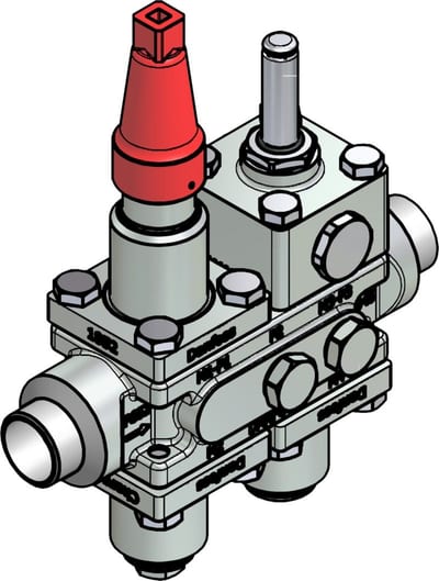 Danfoss ICF 20-4-11H Flexline valve station, 25 mm, EN 10220