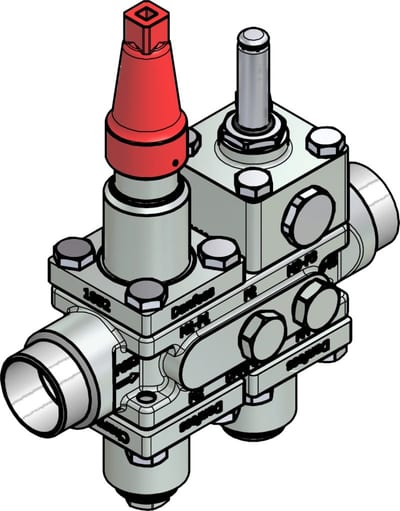 Danfoss ICF 20-4-11H Flexline valve station, 32 mm, EN 10220