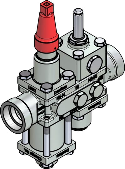 Danfoss ICF 20-4-11H Flexline valve station, 32 mm, ASME B 16.11