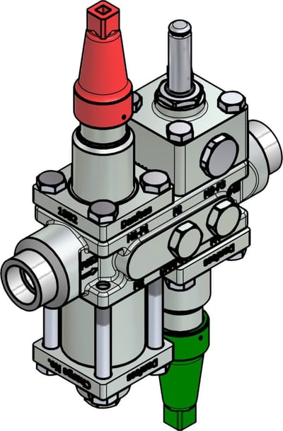 Danfoss ICF 20-4-18H Flexline valve station, 20 mm, ASME B 16.11