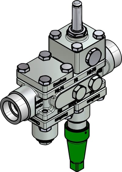 Danfoss ICF 20-4-90 Flexline valve station, 25 mm, ASME B 16.11