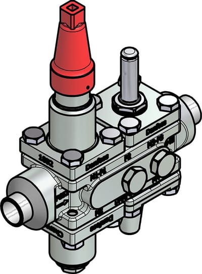 Danfoss ICF 20-4-99 Flexline valve station, 20 mm, EN 10220 (code 027L3359)