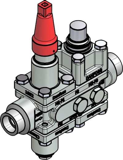 Danfoss ICF 20-4-90 Flexline valve station, 20 mm, ASME B 16.11 (code 027L3362)