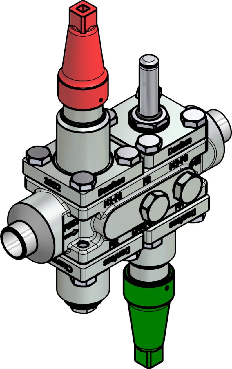 Danfoss ICF 20-4-18 Flexline valve station, 20 mm, EN 10220 (code 027L3379)