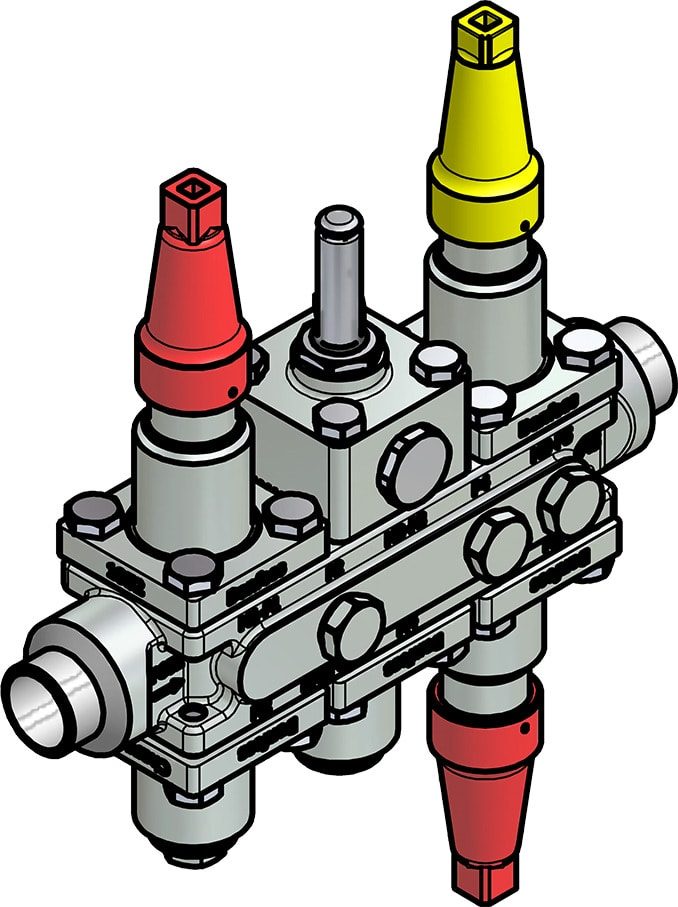 Danfoss ICF 20-6-3HRA Flexline valve station, 20 mm, EN 10220 (code 027L3386)