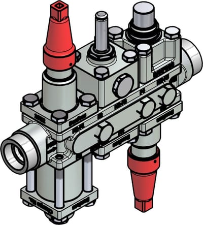 Danfoss ICF 20-6-5HMB Flexline valve station, 32 mm, ASME B 16.11