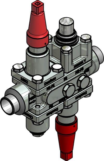 Danfoss ICF 20-4-14MA33 Flexline valve station, 20 mm, EN 10220