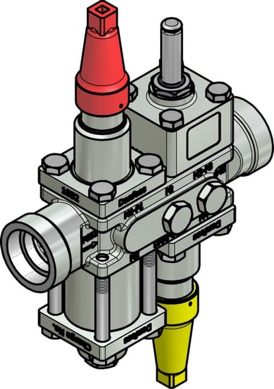 Danfoss ICF 20-4-10HRB Flexline valve station, 32 mm, ASME B 16.11