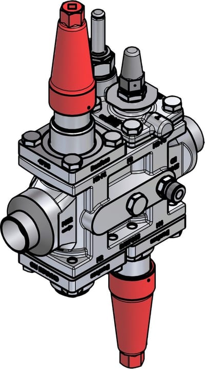 Danfoss ICF SS 25-4-9 Flexline valve station, 25 mm, EN 10220