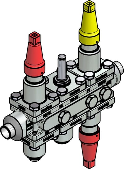 Danfoss ICF 20-6-3RB Flexline valve station, 20 mm, EN 10220