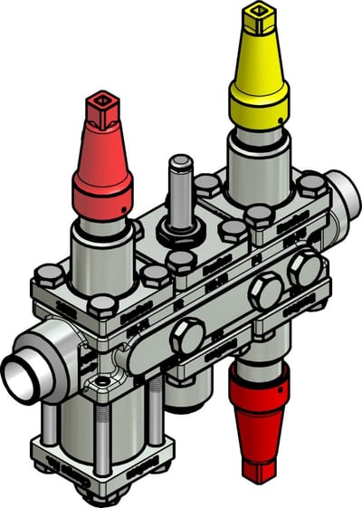 Danfoss ICF 20-6-3RA Flexline valve station, 25 mm, EN 10220
