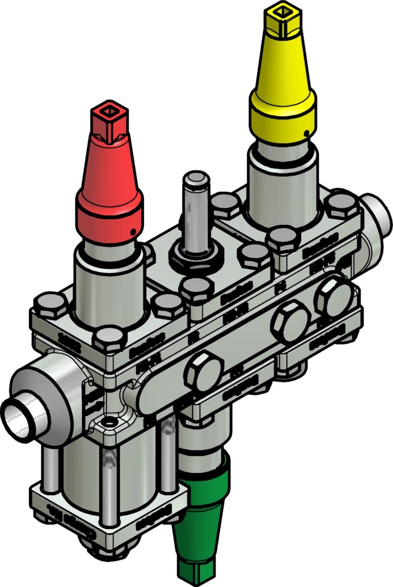 Danfoss ICF 20-6-90 Flexline valve station, 20 mm, EN 10220 (code 027L3439)