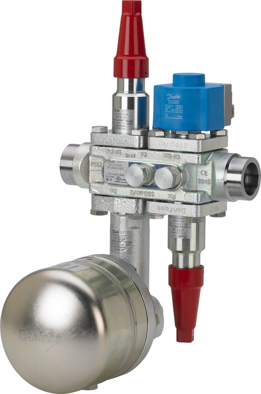 Danfoss ICF 20-4-102D1 Flexline valve station, 20 mm, EN 10220 (code 027L3489)