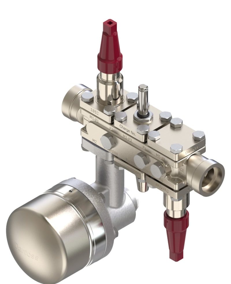 Danfoss ICF 20-6-107D1 Flexline valve station, 20 mm, ASME B 16.11 (code 027L3498)