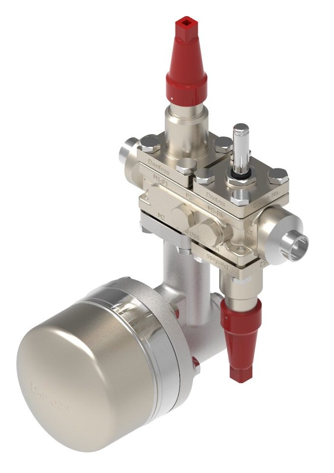 Danfoss ICF 20-4-102D2 carbon steel valve station, 20 mm, EN 10220 (code 027L3601)