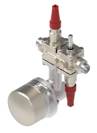 Danfoss ICF 20-4-105D2 carbon steel valve station, 25 mm, EN 10220