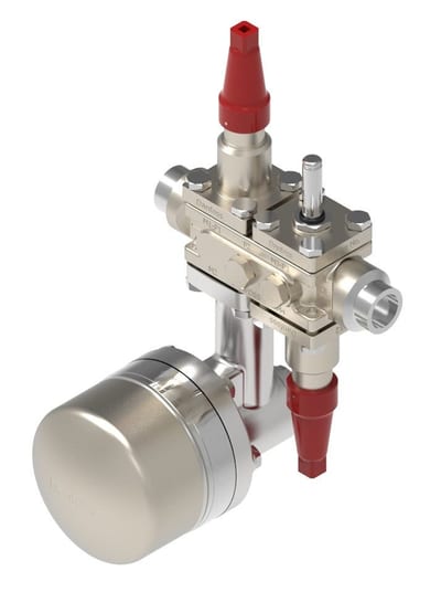 Danfoss ICF 20-4-102D2 carbon steel valve station, 20 mm, ASME B 16.11