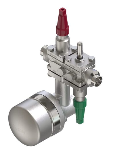 Danfoss ICF 20-4-109D1 carbon steel valve station, 25 mm, EN 10220