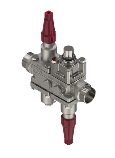 Danfoss ICF 20-4-14MA33 carbon steel valve station, 25 mm, EN 10220