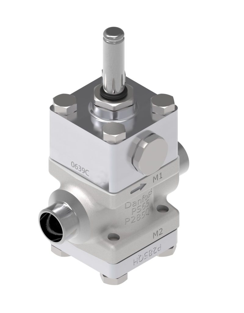 Danfoss ICF 20-2-121H carbon steel valve station, 20 mm, ANSI B 36.10 (code 027L3806)