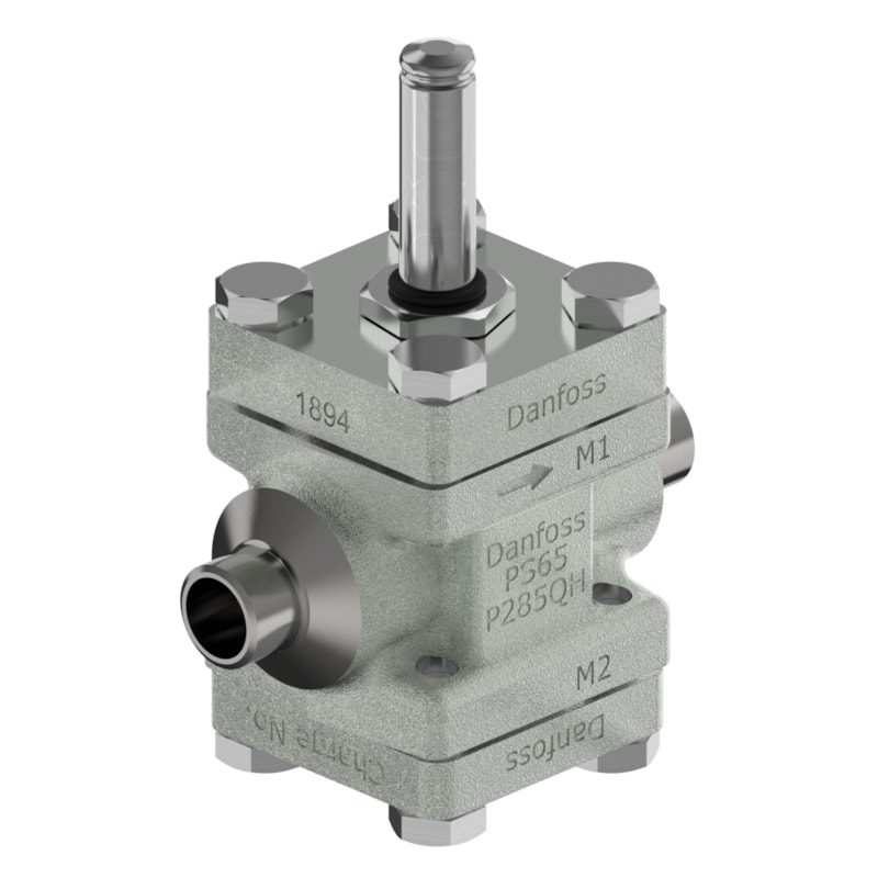 Danfoss ICF 20-2-122B carbon steel valve station, 15 mm, EN 10220 (code 027L3820)