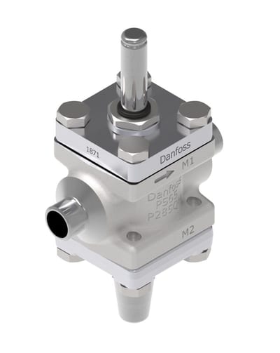 Danfoss ICF 20-2-121L carbon steel valve station, 15 mm, ANSI B 36.10