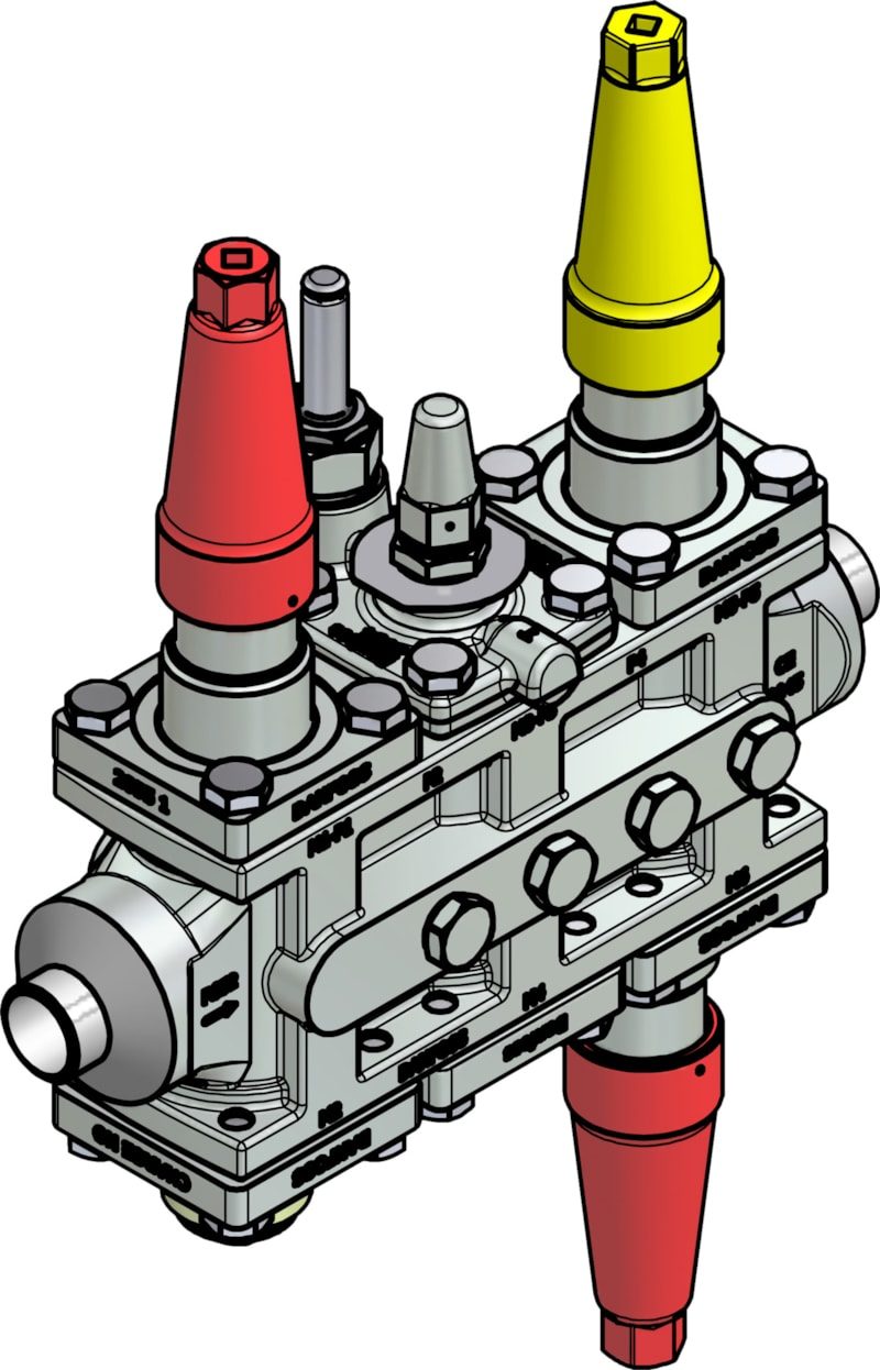 Danfoss ICF 25-6-5MA Flexline valve station, 25 mm, EN 10220 (code 027L4038)