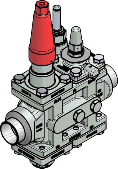 Danfoss ICF 25-4-8 Flexline valve station, 40 mm, EN 10220