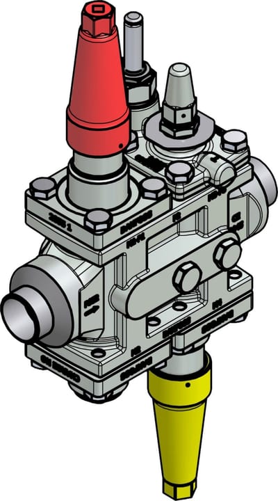 Danfoss ICF 25-4-10RA Flexline valve station, 32 mm, EN 10220