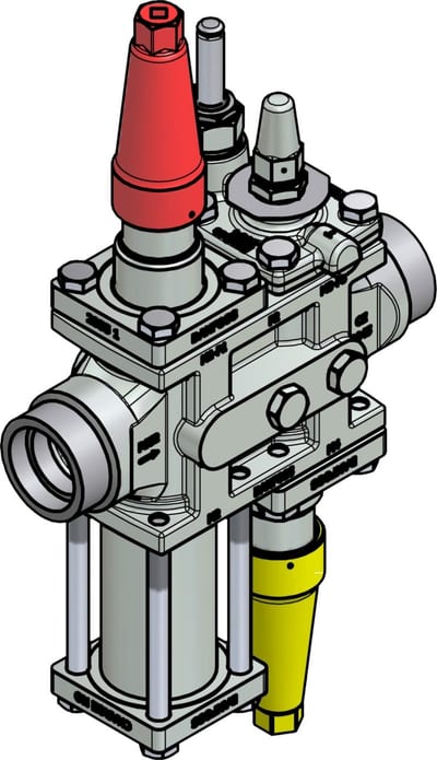Danfoss ICF 25-4-10RB Flexline valve station, 40 mm, ASME B 16.11