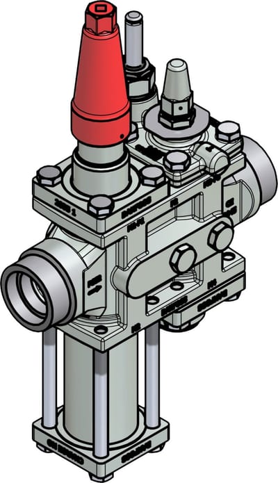 Danfoss ICF 25-4-11 Flexline valve station, 40 mm, ASME B 16.11