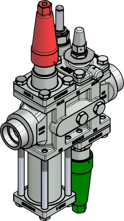 Danfoss ICF 25-4-18 Flexline valve station, 32 mm, ASME B 16.11