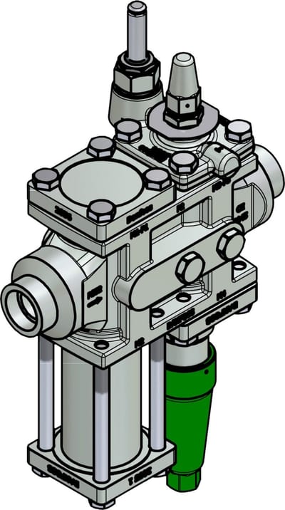 Danfoss ICF 25-4-90 Flexline valve station, 25 mm, ASME B 16.11 (code 027L4149)