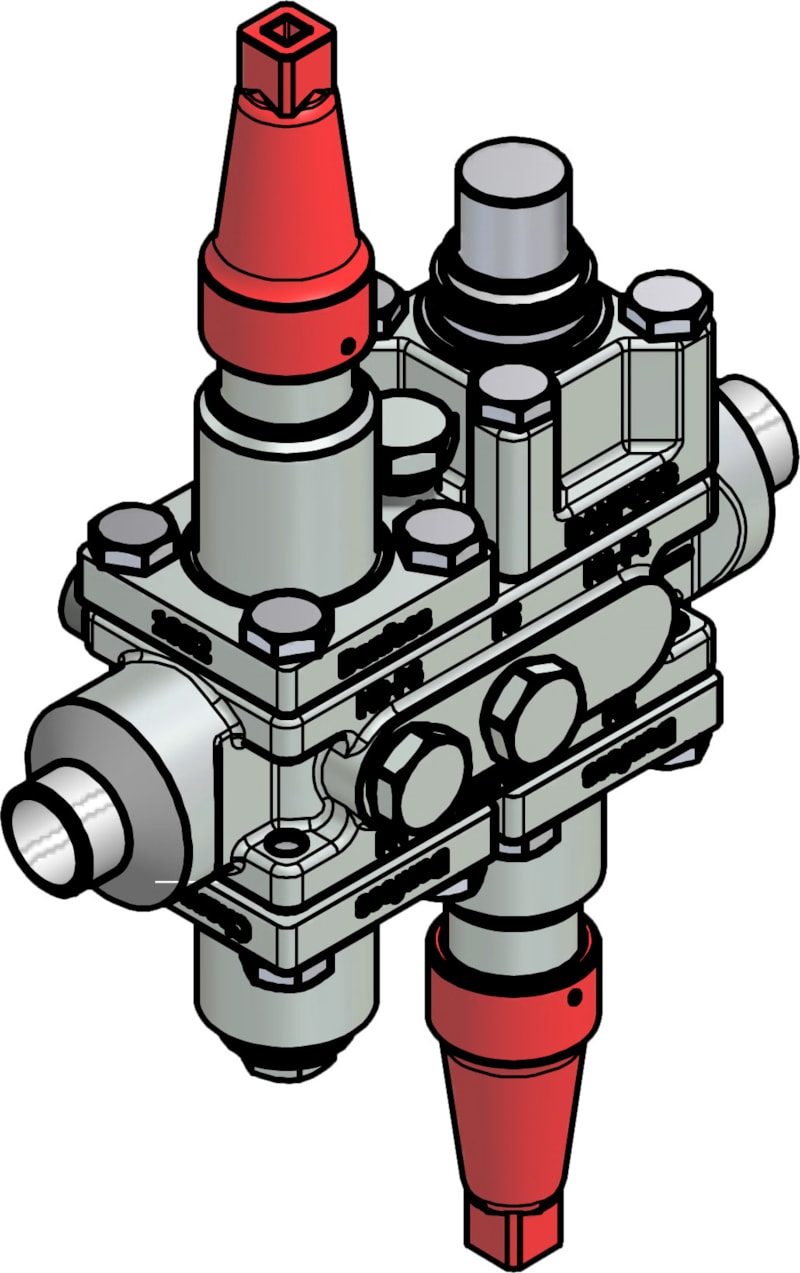 Danfoss ICF 20-4-14MB66 Flexline valve station, 20 mm, EN 10220 (code 027L4155)