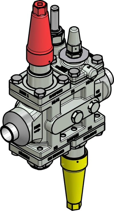 Danfoss ICF 25-4-10RB Flexline valve station, 25 mm, EN 10220 (code 027L4169)